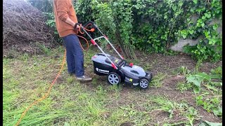 STERWINS  electric lawn mower 1600 W marketed as 1700 W [upl. by Milli]