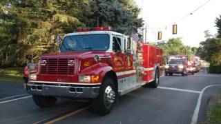 Ohio Township Volunteer Fire Companys Annual Fire Truck Parade  July 15th 2016 [upl. by Maegan]