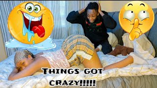 ARCHING MY BACK TO SEE MY HUSBANDS REACTION🤤 live matchcucumbers 🥒 🥵 prank gone wrong [upl. by Griggs]