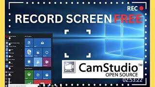 How to record your computer screen with camstudio 2024 [upl. by Mureil]