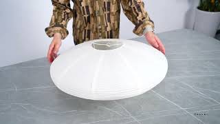 How To Install Rice Paper 15A Pendant Light [upl. by Kyriako946]