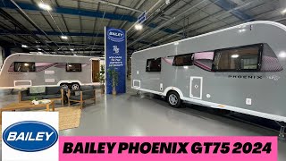 Bailey Phoenix GT75 2024 Caravans  First Look At The Full Range [upl. by Nachison]