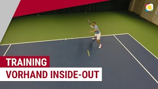 Der Vorhand Inside Out  Tennistraining  myTennis [upl. by Aloysia]