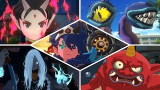 Yokai Watch 4  All Bosses Main Story [upl. by Nodlew349]