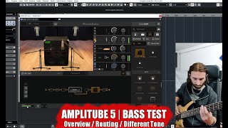 Amplitube 5 by IK Multimedia  Worflow and sound test for Bass Players  1st look  1st Impressions [upl. by Rollo]