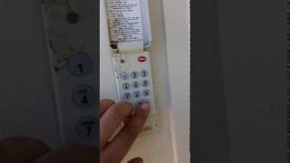 How To Erase Previous Code on a Genie Garage Door Opener Keypad [upl. by Nosille317]