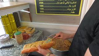 Lablabi Sandwich Retila  Bizerte Tunisia  كسكروت لبلابي [upl. by Rodriguez988]