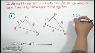 Triángulos congruentes│ejercicio 1 [upl. by Enale]