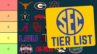 Ranking the New Expanded SEC  College Football Tier List [upl. by Chancelor]