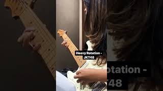 Heavy Rotation  JKT48 Electric guitar cover cover guitar guitarcover guitarsolo [upl. by Gennaro]