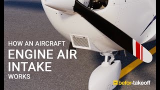 How an Aircraft Engine Air Intake Works [upl. by Hailed]