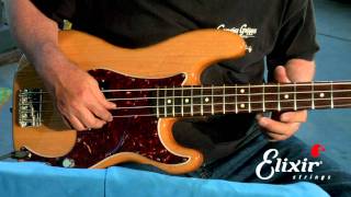 Setting Up Your Bass Guitar Intonation Adjustment Step 4 of 4  ELIXIR Strings [upl. by Nyvar]