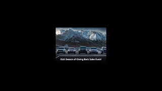 Kia’s Season of Giving Back Sales event [upl. by Attwood]