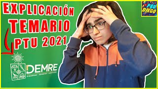 EXPLICACIÓN TEMARIOS PTU 2021 – Los cambios más importantes RESUMIDOS [upl. by Marcello956]