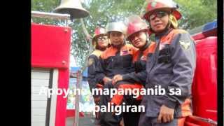 BFP HYMN WITH LYRICS  GENSAN FIREFIGHTERS [upl. by Smoot294]