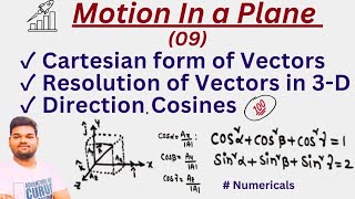 Motion In a Plane Class 11 09  Direction Cosines by Rakesh sir [upl. by Lexine203]