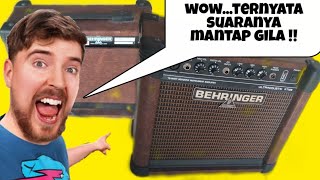 test suara ampli gitar akustik Behringer Ultracoustic AT108 [upl. by Kerge]