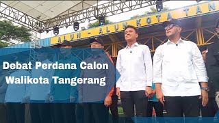 DEBAT PERDANA CALON WALIKOTA TANGERANG DIGELAR BESOK MALAM [upl. by Zebada]