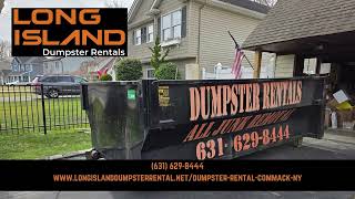 Dumpster Rental Commack NY  Long Island Dumpster Rentals Inc  6316298444 [upl. by Ellebyam]