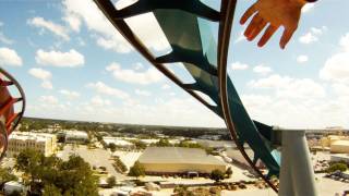 Dragon Challenge ICE POV Universals Islands Of Adventure Roller Coaster [upl. by Ecyac]