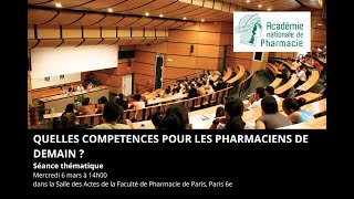 Quelles compétences pour les pharmaciens de demain [upl. by Klimesh]