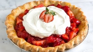 Easy Fresh Strawberry Pie Recipe [upl. by Astto749]