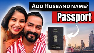 stepbystep guide for including husbands name in indian passport [upl. by Areic]