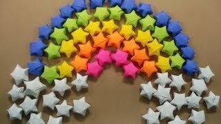 paper stars  origami stars tutorial [upl. by Akelam651]