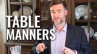 Table Manners 101 Basic Dining Etiquette [upl. by Lerner]