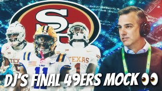 Daniel Jerimiah’s final 49ers mock draft could SURPRISE you at pick 31 😱 [upl. by Notse]