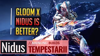 Warframe  Call Of The Tempestarii  NIDUS OBSCURA Helminth Builds [upl. by Ayatan236]