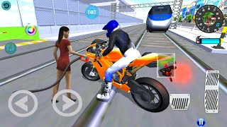 🔴LIVE✅3D Driving Class Simulator Bullet Train Vs Motorbike Bike Driving Game  Android Gameplay [upl. by Yziar300]