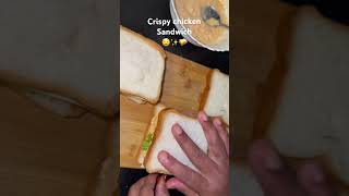 Easy crispy chicken sandwich 🥪 food viralshortvideo [upl. by Ainirtac800]