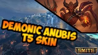 SMITE NEW T5 ANUBIS SKIN FROM ODYSSEY [upl. by Kcitrap788]