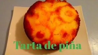 Tarta de piña receta Fácil y rápido de hacer muy rica [upl. by Lewison]