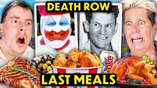 Trying and Ranking Creepy Death Row Last Meals Ft Thomas Sanders [upl. by Belter501]