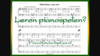 Sinterklaas zegt moe  piano vierhandig [upl. by Alberta2]