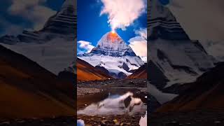 Kailash Mansarovar parvat Darshan Comment quotOM Namah Shivayaquot ❤️🚩 [upl. by Aronal]