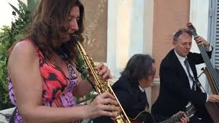 Cristiana sax trio  Besame Mucho  private event in Rome [upl. by Triplett371]