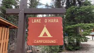 Lake O’Hara campground July 2 2022 [upl. by Weiman]