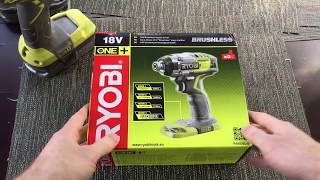 Unboxing the Ryobi 18V Brushless Impact Driver R18IDBL0 [upl. by Hunley]