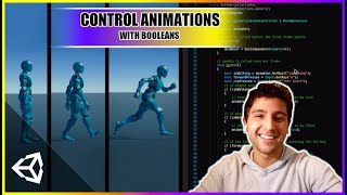 How to Animate Characters in Unity 3D  Animation Transitions With Booleans [upl. by Berghoff632]