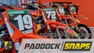 Sights and Sounds In the Pits 4K  MXGP of Swizterland  LWTMotocom [upl. by Caines455]