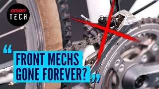 Why Did The Mountain Bike Industry Kill The Front Mech  Ask Tech 261 [upl. by Reinhart538]