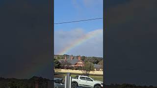 Beautiful Rainbow shortfeed rainbow stawell victoria reels enjoyeverymoment sky [upl. by Ellehsal]