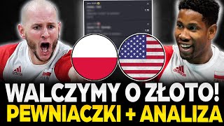 POLSKA vs USA  GRAMY O FINAŁ IGRZYSK OLIMPIJSKICH  PEWNIACZKI  ANALIZA MECZU  KONTUZJA BIEŃKA [upl. by Ihtac]