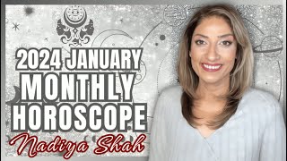 ♊️ Gemini January 2024 Astrology Horoscope by Nadiya Shah [upl. by Barbra]