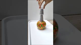 Tower of Plastic and Steel Beads Oddly Satisfying satisfying satisfyingvideo war shorts short [upl. by Noma]