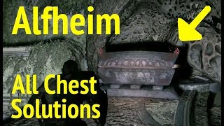 God of War All Alfheim Chest Puzzle Solutions God of War 4 [upl. by Jefferey]