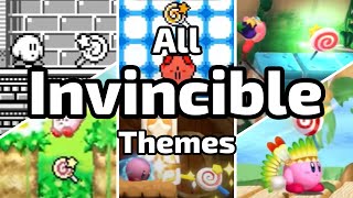 Kirby  All Invincible Themes [upl. by Scarito]